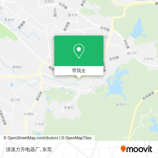 清溪力升电器厂地图