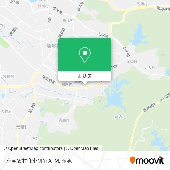 东莞农村商业银行ATM地图