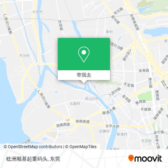 稔洲顺基起重码头地图