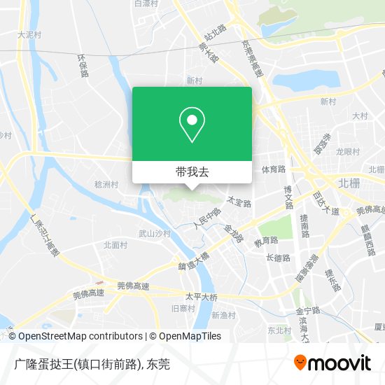 广隆蛋挞王(镇口街前路)地图