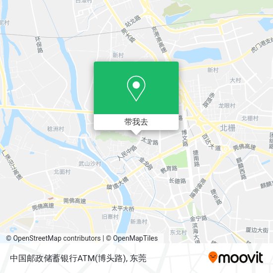 中国邮政储蓄银行ATM(博头路)地图