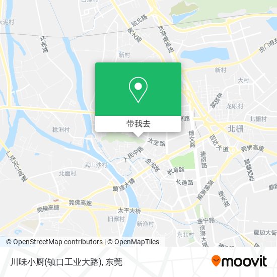 川味小厨(镇口工业大路)地图