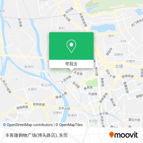 丰客隆购物广场(博头路店)地图