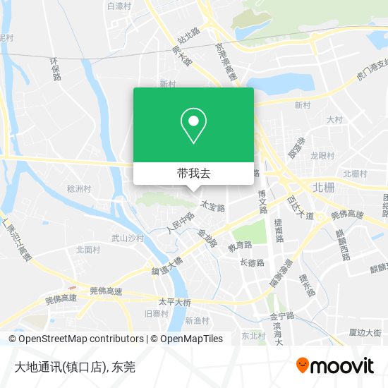 大地通讯(镇口店)地图