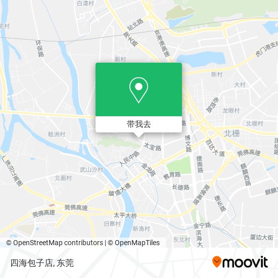 四海包子店地图