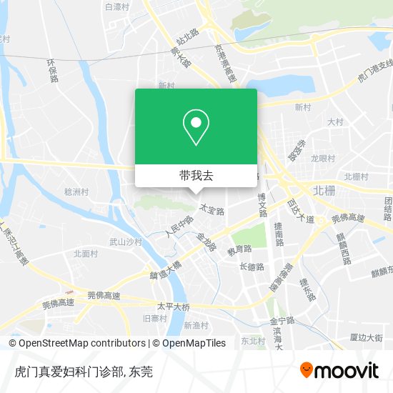 虎门真爱妇科门诊部地图
