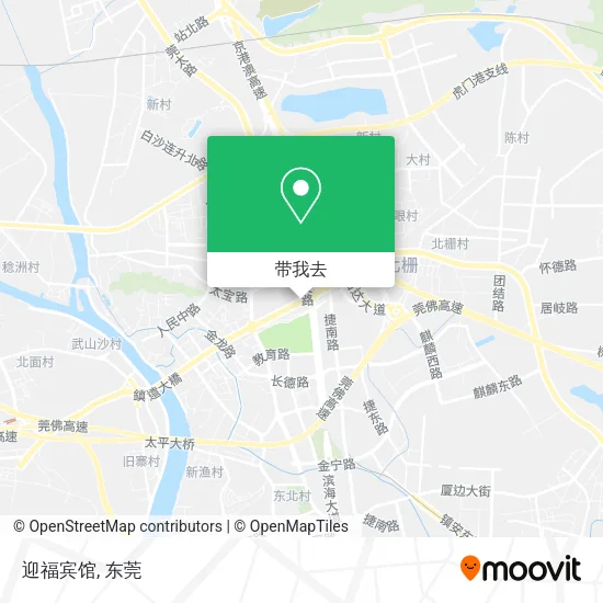 迎福宾馆地图