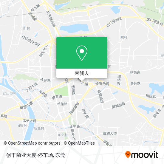 创丰商业大厦-停车场地图