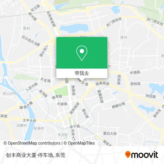 创丰商业大厦-停车场地图