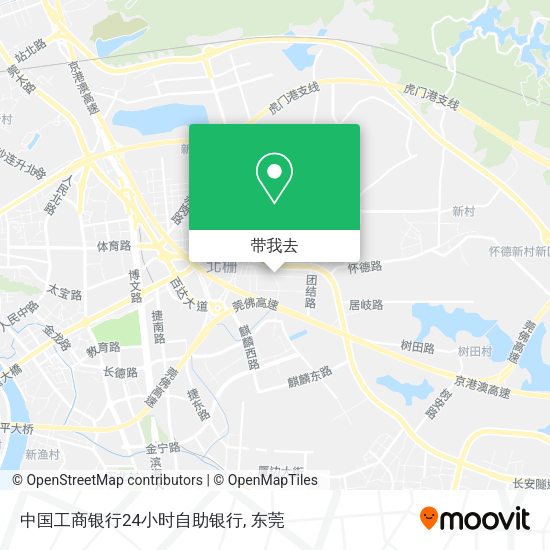 中国工商银行24小时自助银行地图