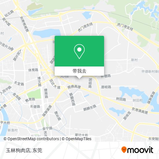 玉林狗肉店地图