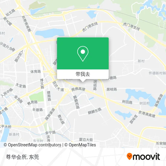尊华会所地图