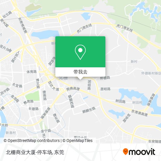 北栅商业大厦-停车场地图
