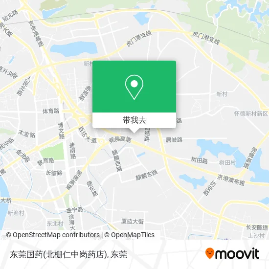 东莞国药(北栅仁中岗药店)地图