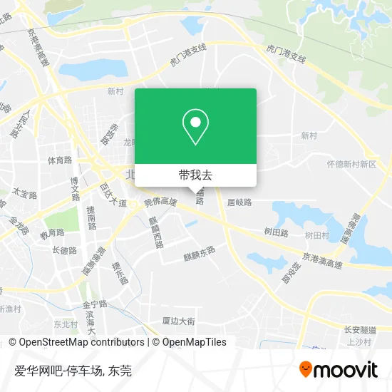 爱华网吧-停车场地图