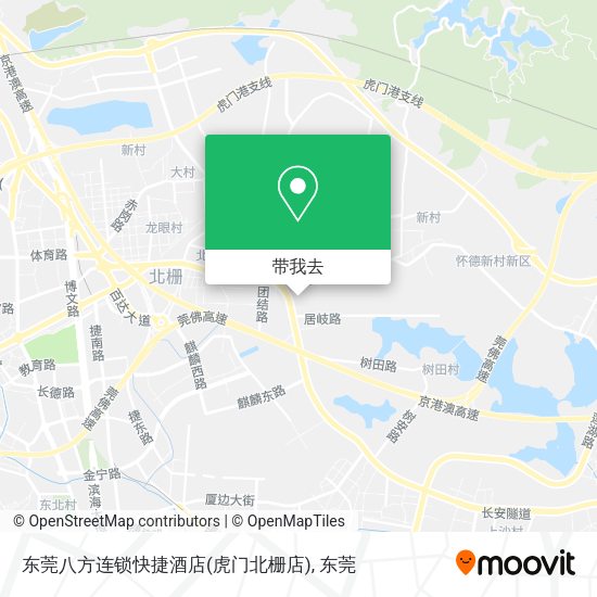 东莞八方连锁快捷酒店(虎门北栅店)地图