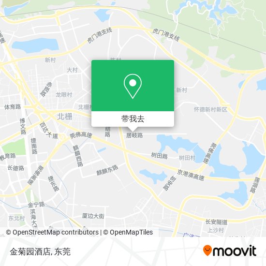 金菊园酒店地图