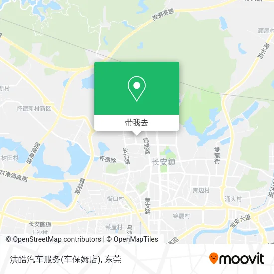 洪皓汽车服务(车保姆店)地图
