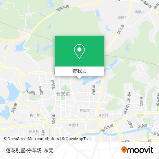 莲花别墅-停车场地图