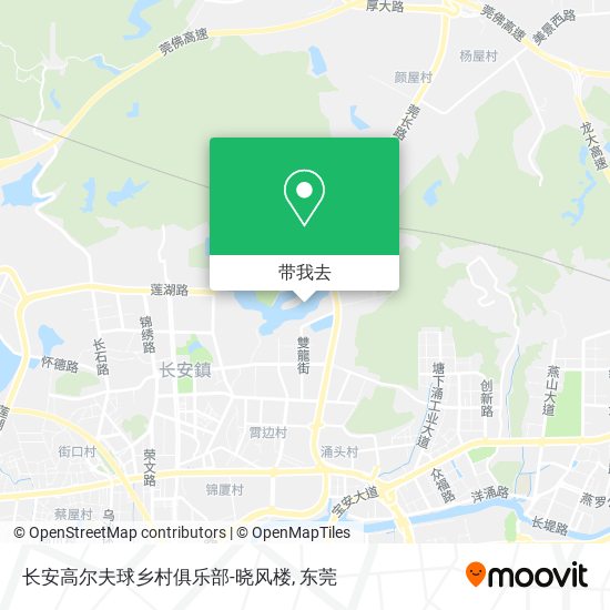 长安高尔夫球乡村俱乐部-晓风楼地图