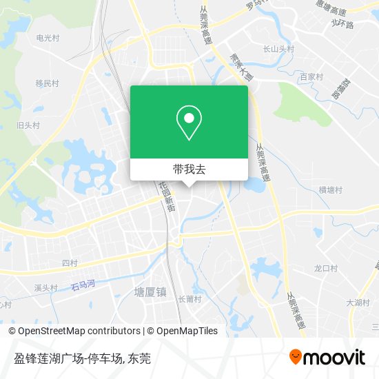 盈锋莲湖广场-停车场地图