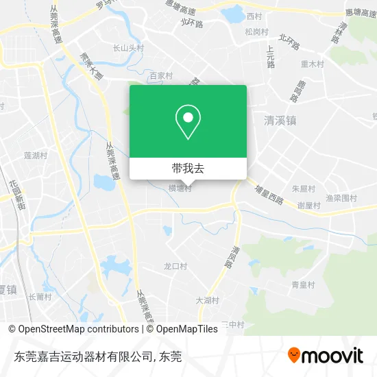 东莞嘉吉运动器材有限公司地图