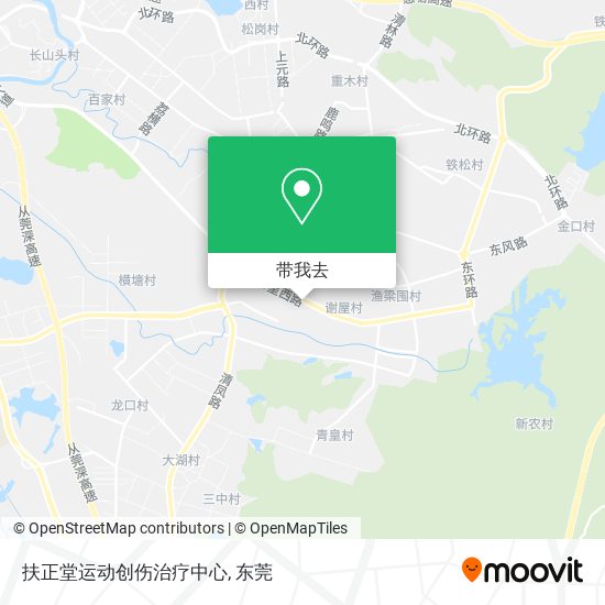 扶正堂运动创伤治疗中心地图