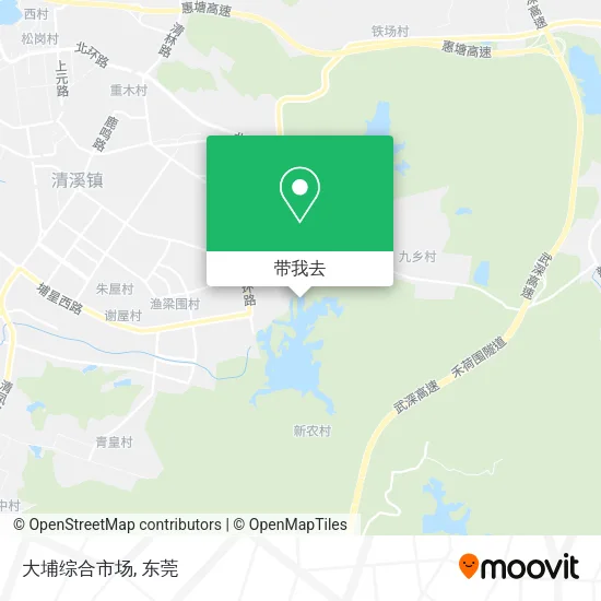 大埔综合市场地图
