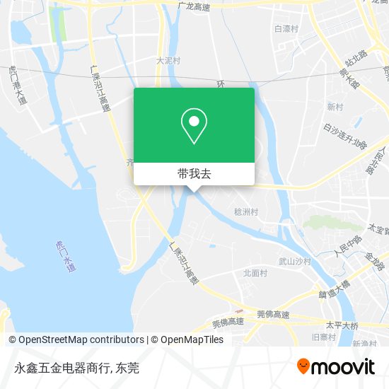 永鑫五金电器商行地图