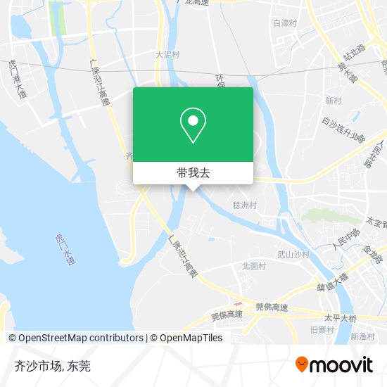 齐沙市场地图