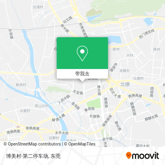 博美村-第二停车场地图
