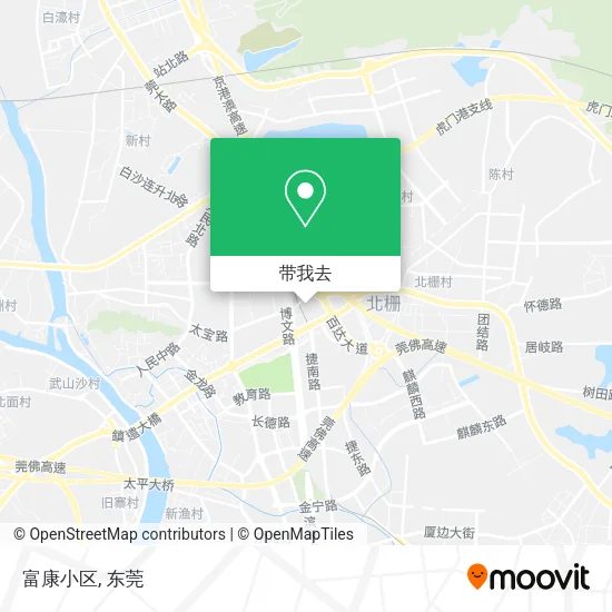 富康小区地图