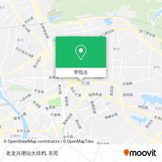 老龙兴潮汕大排档地图