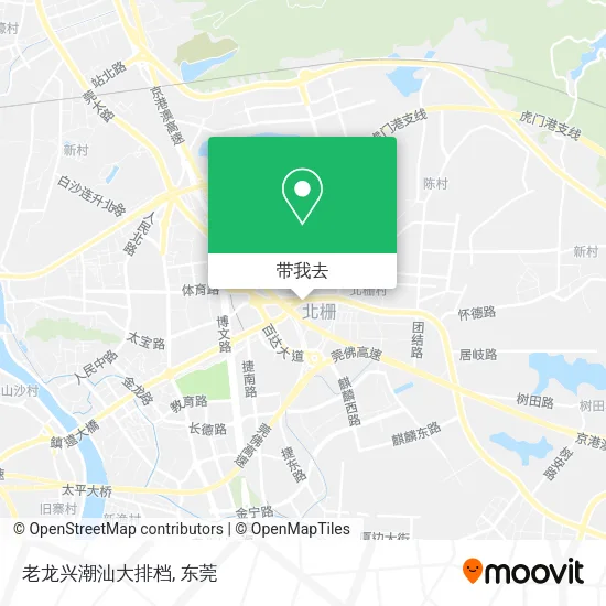 老龙兴潮汕大排档地图