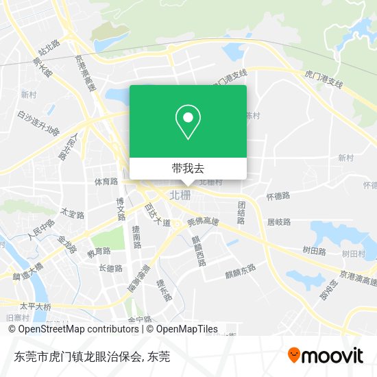 东莞市虎门镇龙眼治保会地图