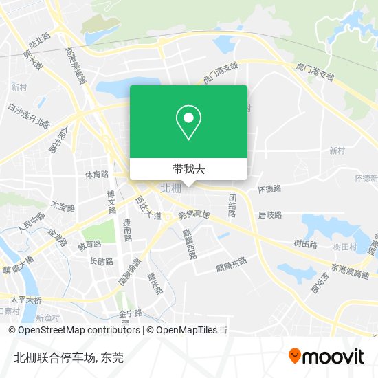 北栅联合停车场地图