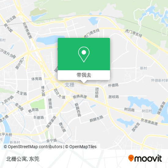 北栅公寓地图