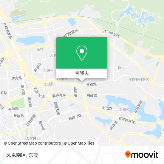 凤凰南区地图