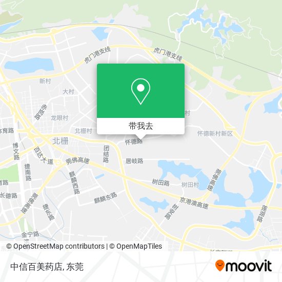 中信百美药店地图