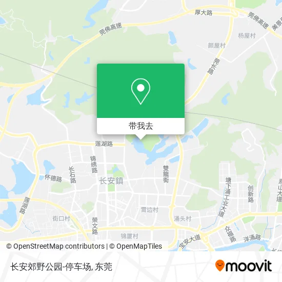 长安郊野公园-停车场地图