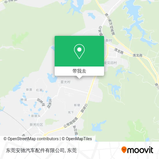 东莞安驰汽车配件有限公司地图