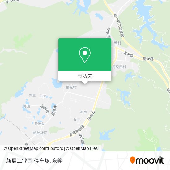 新展工业园-停车场地图