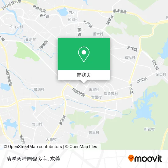 清溪碧桂园锦多宝地图