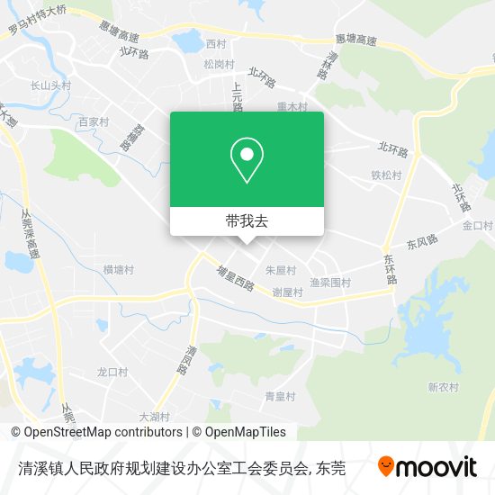 清溪镇人民政府规划建设办公室工会委员会地图