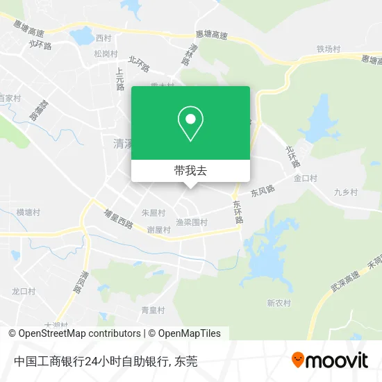 中国工商银行24小时自助银行地图