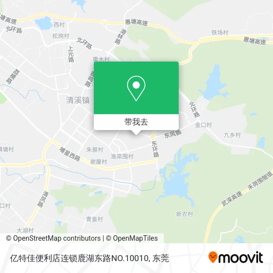 亿特佳便利店连锁鹿湖东路NO.10010地图