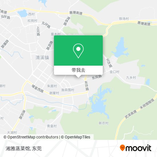 湘雅蒸菜馆地图