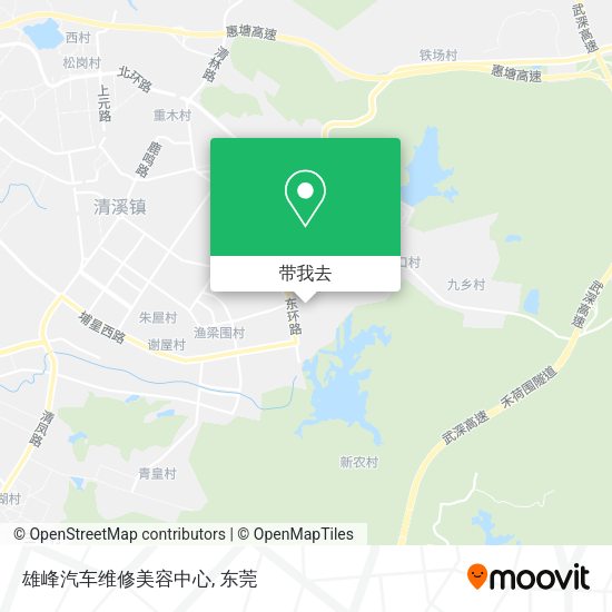 雄峰汽车维修美容中心地图