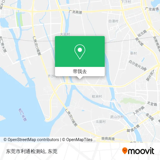 东莞市利通检测站地图