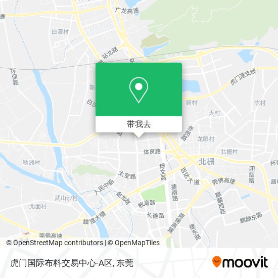 虎门国际布料交易中心-A区地图